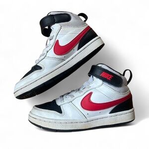 Nike Kids Sneakers - White, Red, Black
